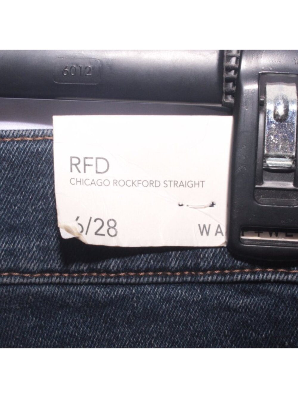 NWT Warp + Weft RFD Straight Jeans Size 28 - Picture 9 of 12